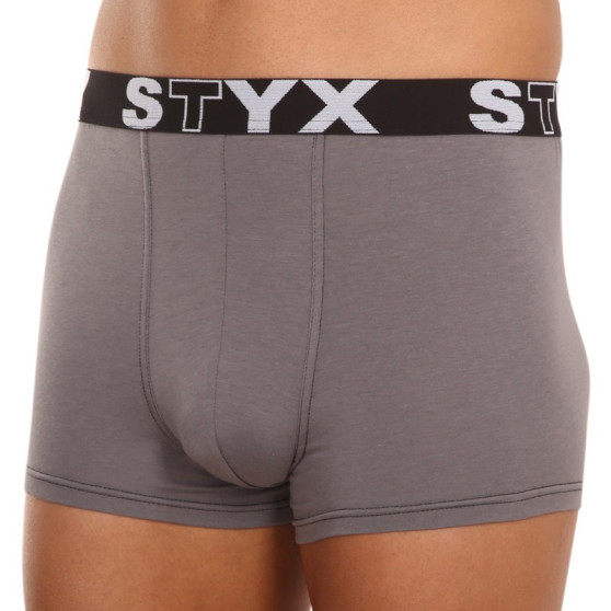 3PACK meeste bokserid Styx sports elastic oversized tumehall tume hall (R10636363)