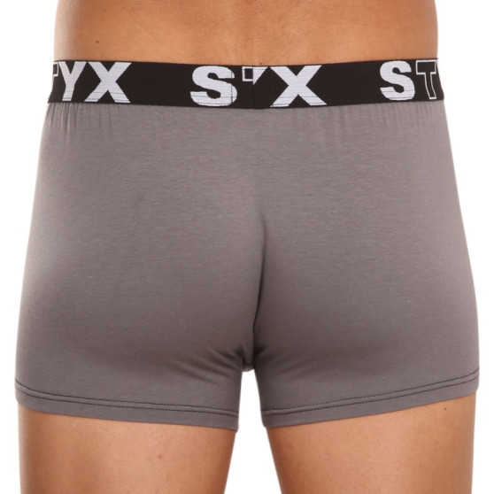 3PACK meeste bokserid Styx sports elastic oversized tumehall tume hall (R10636363)