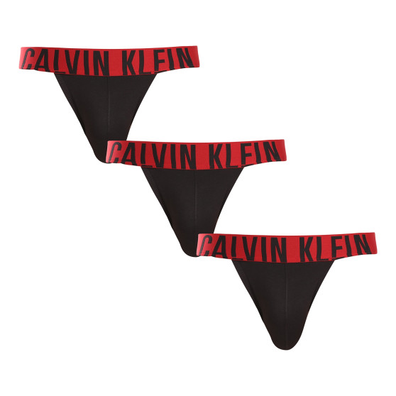 3PACK meeste kubemekaitsmed Calvin Klein must (NB3606A-Q5X)