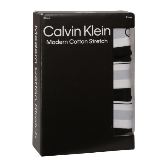 3PACK meeste stringid Calvin Klein must (NB3226A-001)