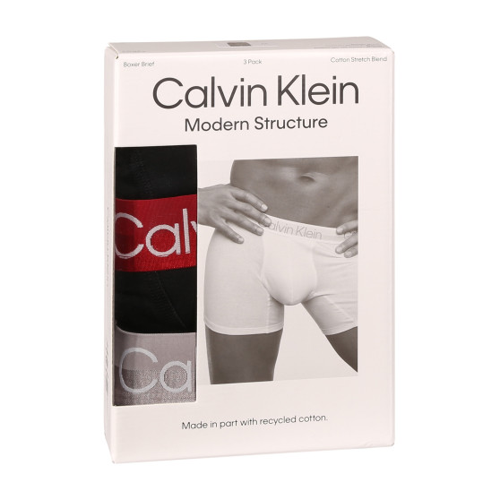 3PACK meeste bokserid Calvin Klein mustad (NB2971A-PZI)