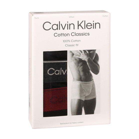 3PACK meeste bokserid Calvin Klein mustad (NB4002A-PRU)